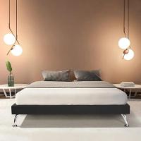 Estrutura Para Cama King Base Japonesa 195cm Veludo Preto - 2