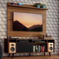 Rack Madesa Cancun com Pés e Painel para Tv Até 65 Polegadas