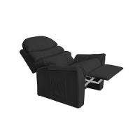 Poltrona Do Papai Reclinável E Retrátil Confortável Veludo Preto