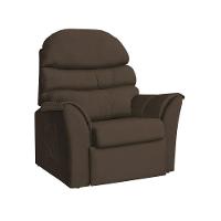 Poltrona Do Papai Reclinável E Retrátil Em Veludo Marrom - 1