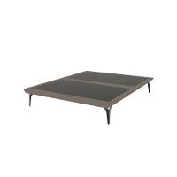Base Para Cama Queen Japonesa Tóquio Bipartida Linho Marrom - 1