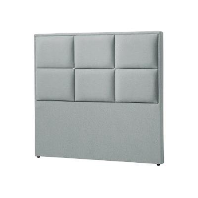 Cabeceira King Estofada Elegance 195cm Em Linho Cinza