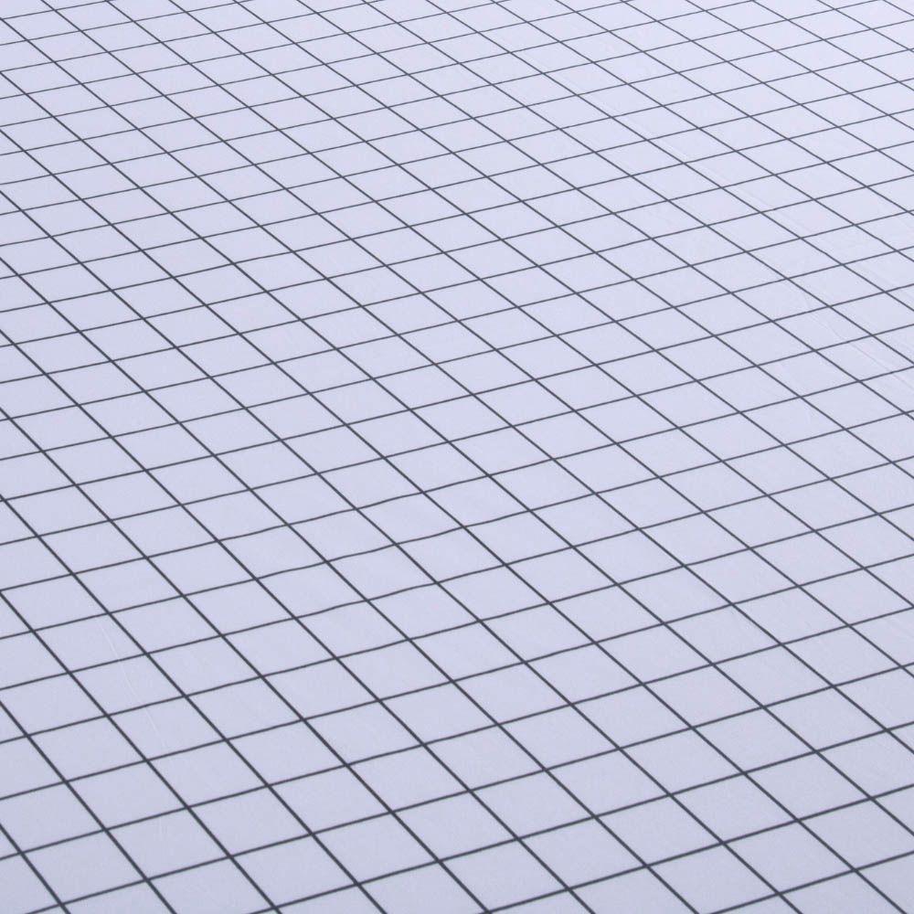 Jogo De Lençol Terry Solteiro 2 Peças Percal 200 Fios Quadriculado - Cinza - 80% Algodão / 20% Poliéster - 4