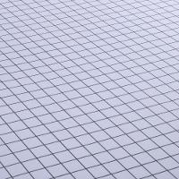 Jogo De Lençol Terry Casal 3 Peças Percal 200 Fios Quadriculado - Cinza - 80% Algodão / 20% Poliéster