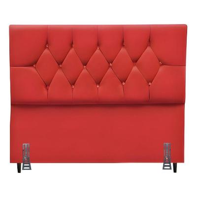 Cabeceira Para Cama Casal 140 Cm Melisse Com Frame Suede Cor:vermelho