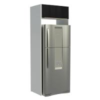 Porta Geladeira Madesa Lux 1 Porta Basculante Branco Preto - 2