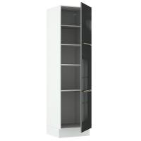 Paneleiro Madesa Lux 60cm 3 Portas Branco Preto - 5