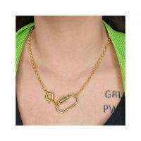 Colar Corrente De Elo Largo Com Fecho Boia E Mosquetão - 2