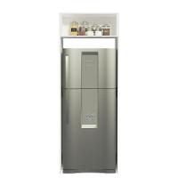 Porta Geladeira Madesa Lux 1 Porta Basculante Branco Cinza - 5