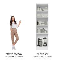 Paneleiro Glamy 3 Portas 60cm Branco Madesa - 21
