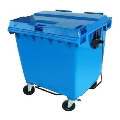 Lixeira Contêiner 1000 Litros Com Pedal Contentor Lixo 1000l