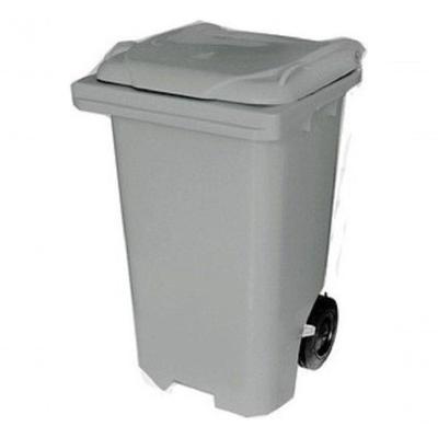 Kit 2 Contentor Plástico Lixeira Gari 240l