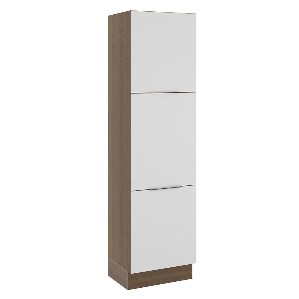 Paneleiro Stella 3 Portas Rustic/branco Madesa - 1