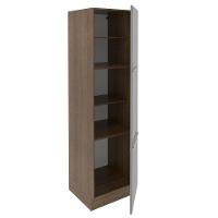 Paneleiro Madesa Lux 60 Cm 3 Portas Rustic/cinza