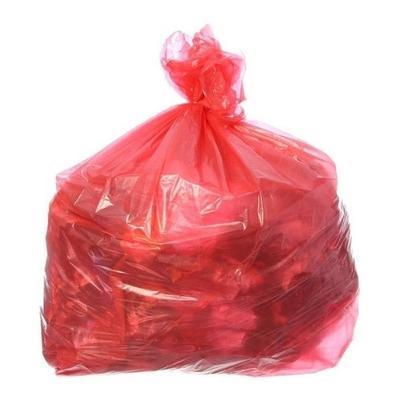 Saco Para Lixo Vermelho Higistore Reforçado 30 Lt Com 50 Uni