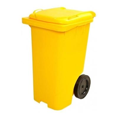 Conteiner Lixeira Plastica 120l Contentor Com Rodas Jsn