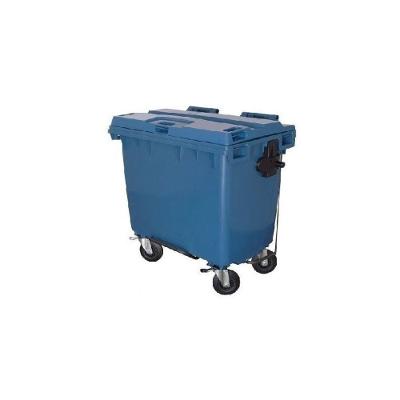 Lixeira Contêiner 660 Litros Com Pedal Contentor Lixo 660 L