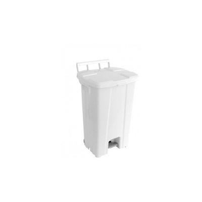 Lixeira Quadrada Com Pedal E Rodas De 100 Litros