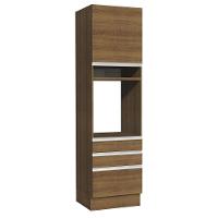 Torre Quente Glamy 60cm 1 Porta 3 Gavetas Rustic Madesa - 1