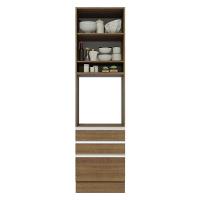 Torre Quente Glamy 60cm 1 Porta 3 Gavetas Rustic Madesa - 9
