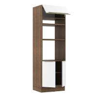 Torre Quente 70 Cm 3 Portas Rustic/Branco Veludo - 8