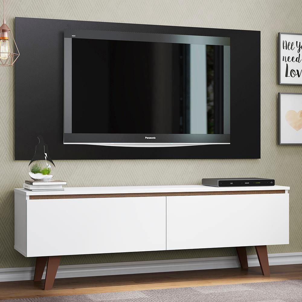 Rack Madesa Le Mans e Painel para Tv Até 55" 2 Portas - 2