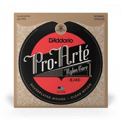 Encordoamento Violão Nylon Tensão Media Pro-arte Nylon Core Ej45 D Addario [f002]