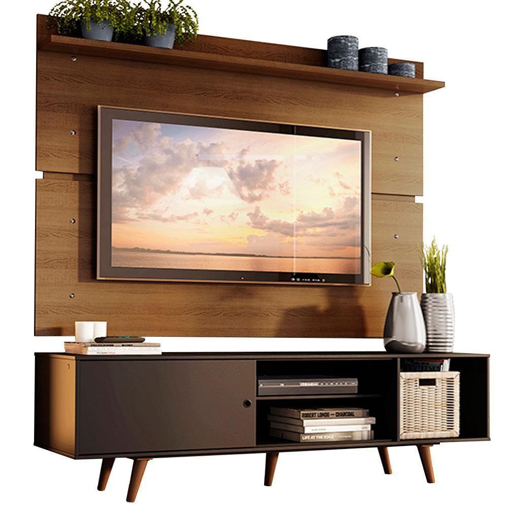 Rack Madesa Dubai e Painel para Tv até 65 Polegadas com Pés - 5