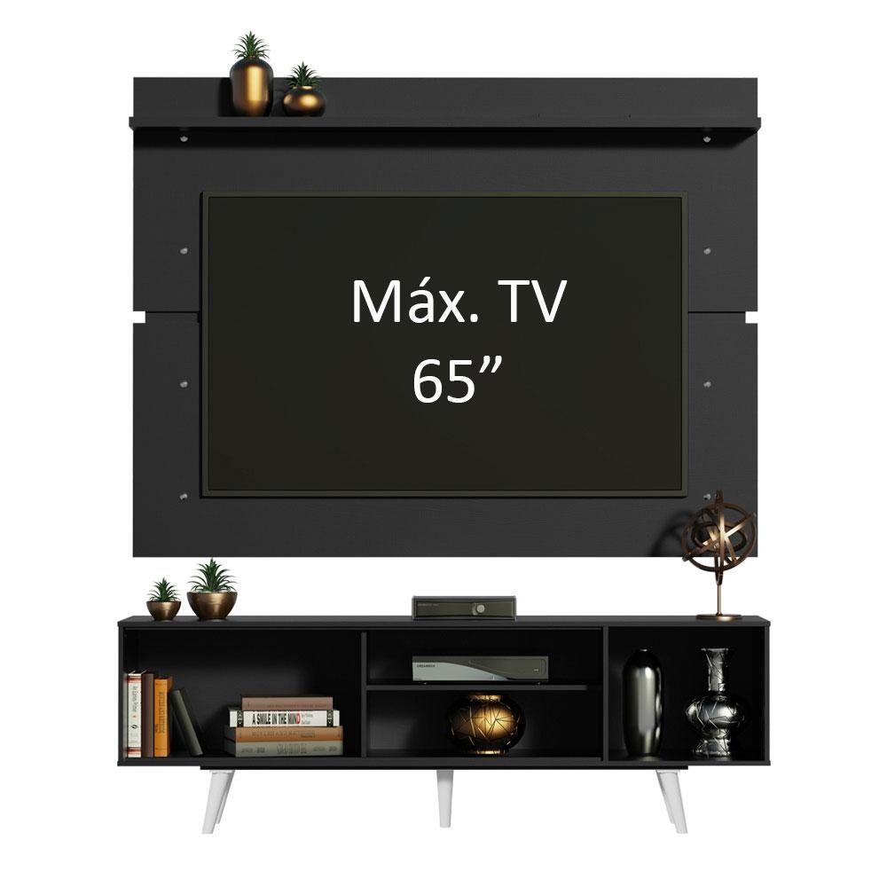 Rack Madesa Dubai e Painel para Tv até 65 Polegadas com Pés - 3