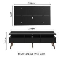 Rack Madesa Londres e Painel para Tv Até 55 Polegadas - 5