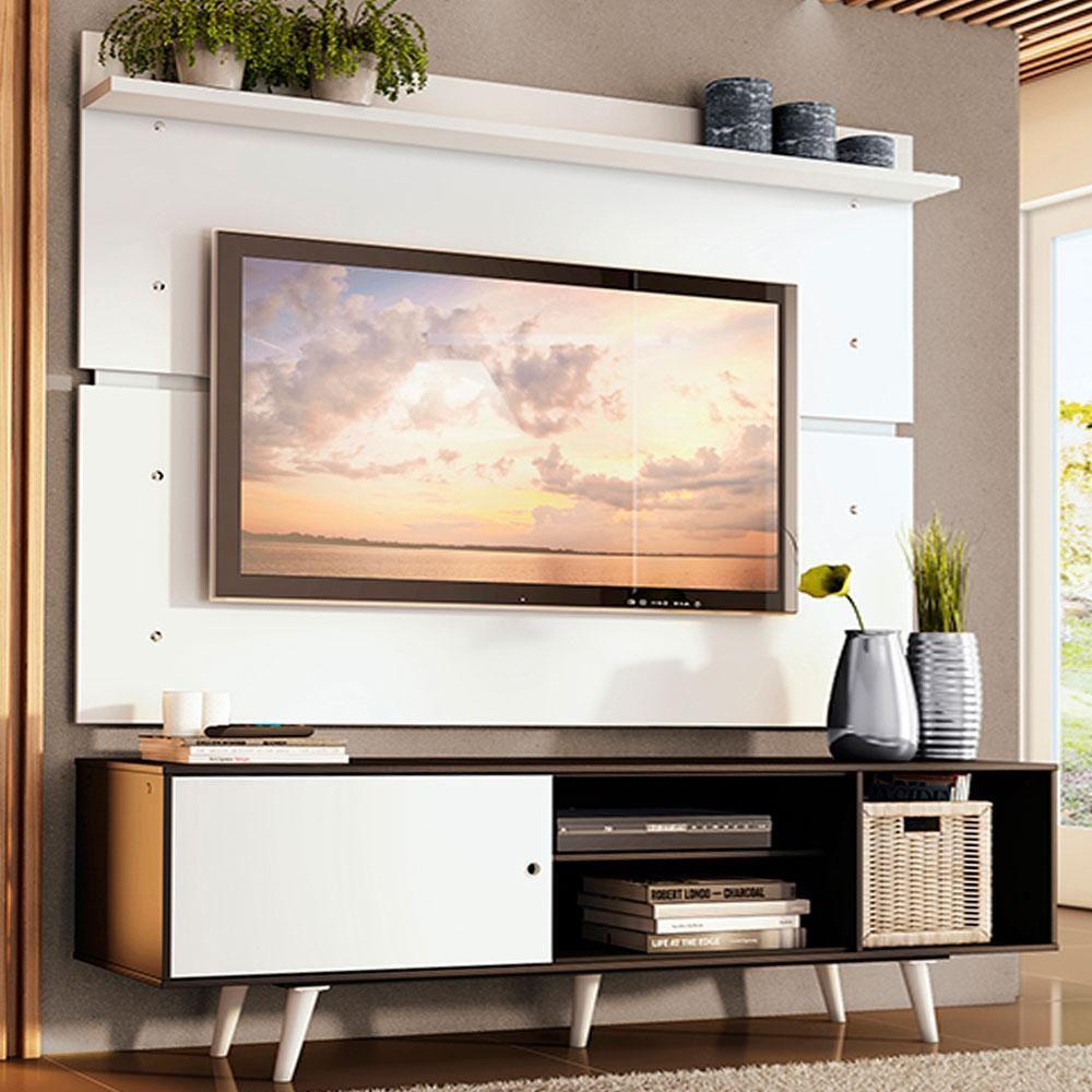 Rack Madesa Dubai e Painel para Tv até 65 Polegadas com Pés - 6