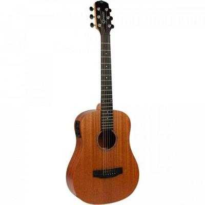 Violão Giannini Gtg-36s Eq Travel Aço Walnut Satin [f002]