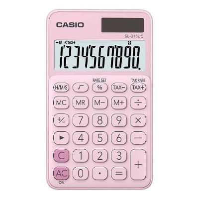 Calculadora De Bolso 10 Digitos Rosa - Sl-310uc-pk [f018]