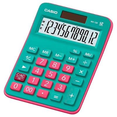 Calculadora De Mesa 12 Digitos Verde - Mx-12b-gnrd-w-dc [f018]