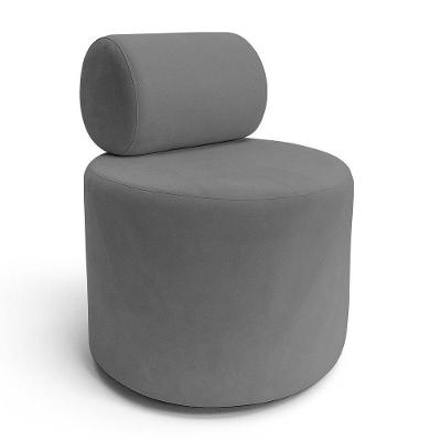 Poltrona Tokyo Boucle Com Design Exclusivo - 7 Decor Cinza Escuro