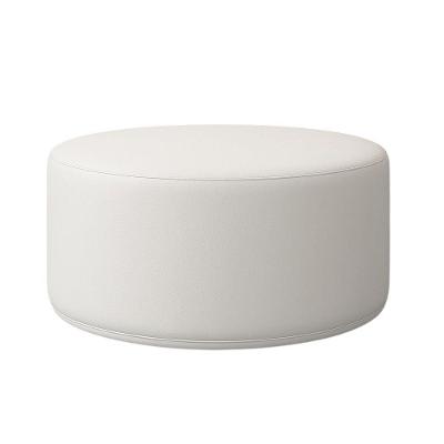 Puff Redondo Cartagena 1 Metro Corino - 7 Decor Branco