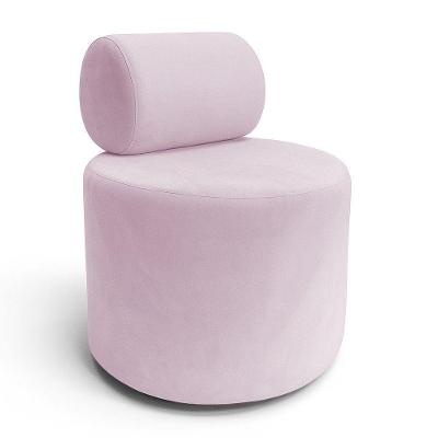 Poltrona Tokyo Veludo Com Design Exclusivo - 7 Decor Rosê