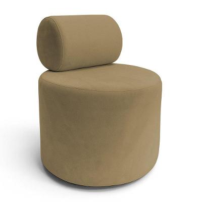Poltrona Tokyo Veludo Com Design Exclusivo - 7 Decor Cappuccino