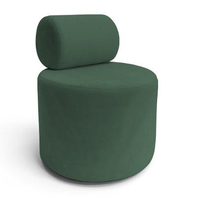 Poltrona Tokyo Boucle Com Design Exclusivo - 7 Decor Verde Escuro