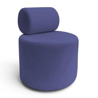 Poltrona Tokyo Veludo Com Design Exclusivo - 7 Decor Azul Marinho