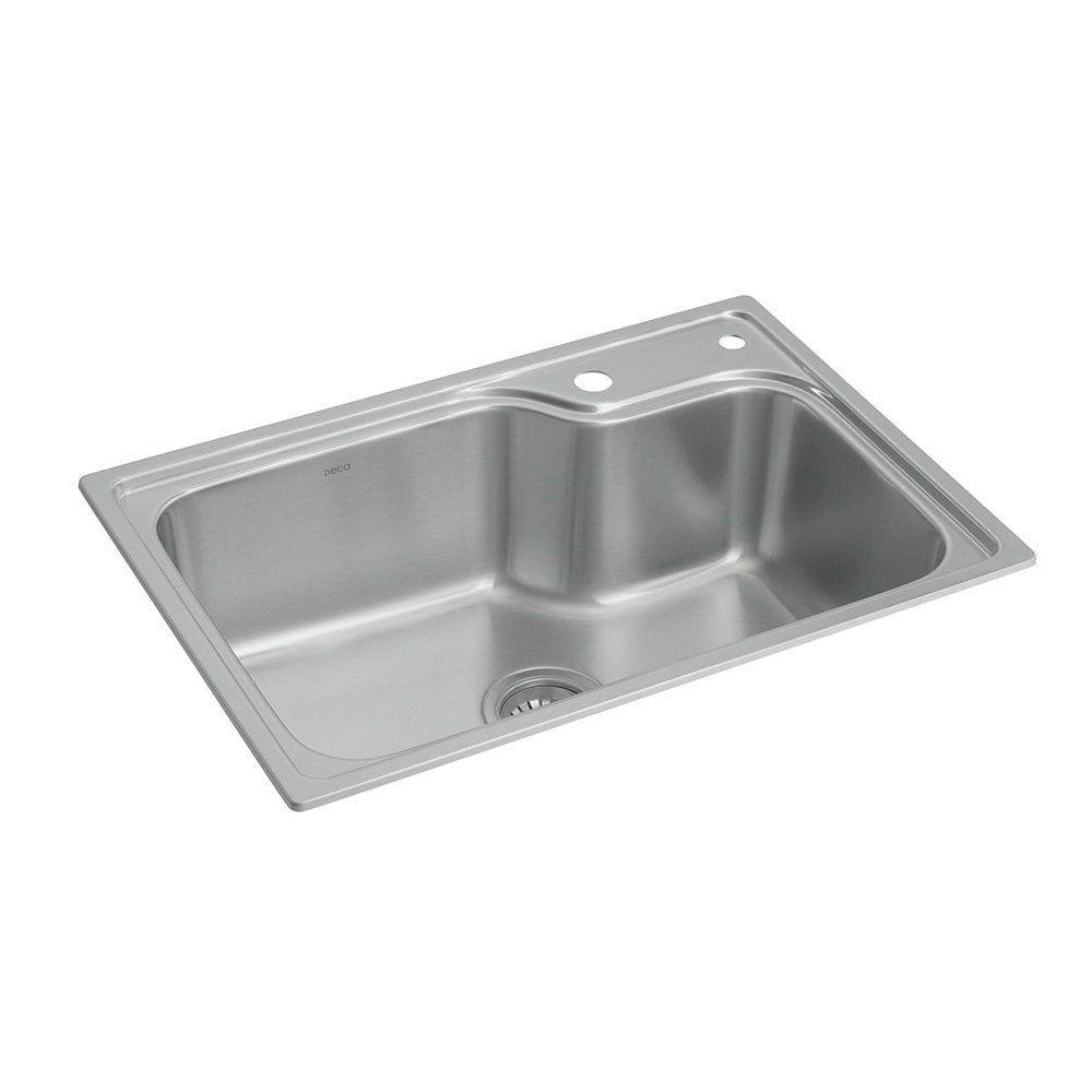 Cuba Deca Facile 60x40 Cc.660.60.dk.inx Com Deck Inox Escovado Inox - 1