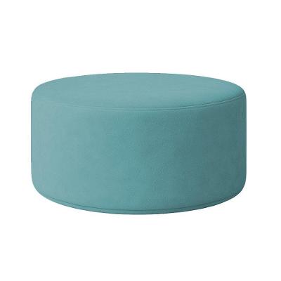 Puff Redondo Cartagena 1 Metro Boucle - 7 Decor Azul Turquesa