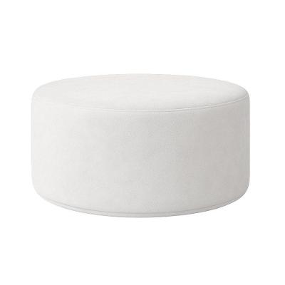 Puff Redondo Cartagena 1 Metro Boucle - 7 Decor Branco
