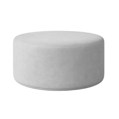 Puff Redondo Cartagena 1 Metro Boucle - 7 Decor Prata