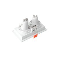 Spot De Embutir Recuado Nordecor Loyo Para 2 Lâmpadas Gu10 Mr11 Branco - 3