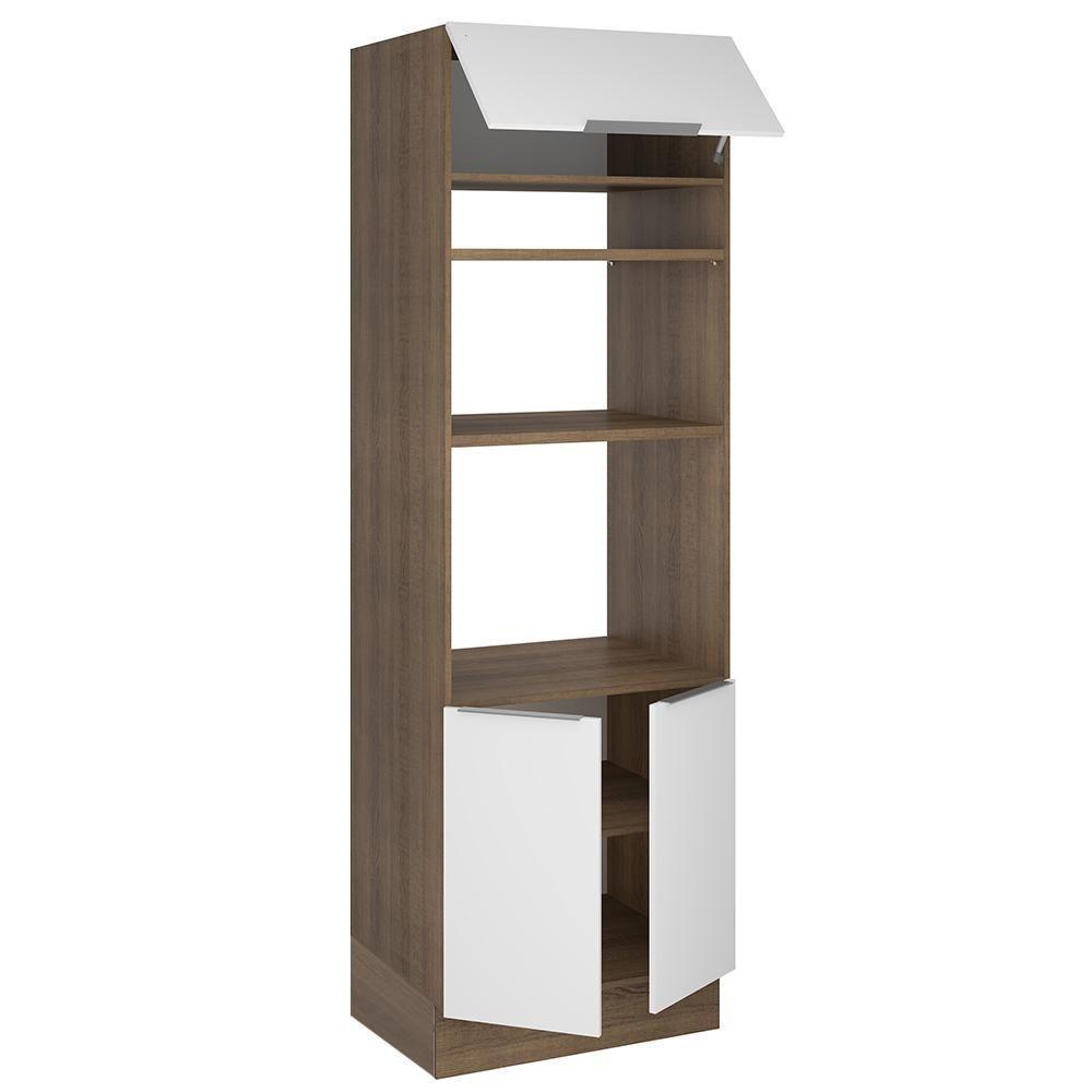 Torre Quente Stella 3 Portas Rustic/branco Madesa - 1