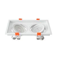 Spot De Embutir Recuado Nordecor Loyo Para 2 Lâmpadas Par 20 E27 Branco - 2