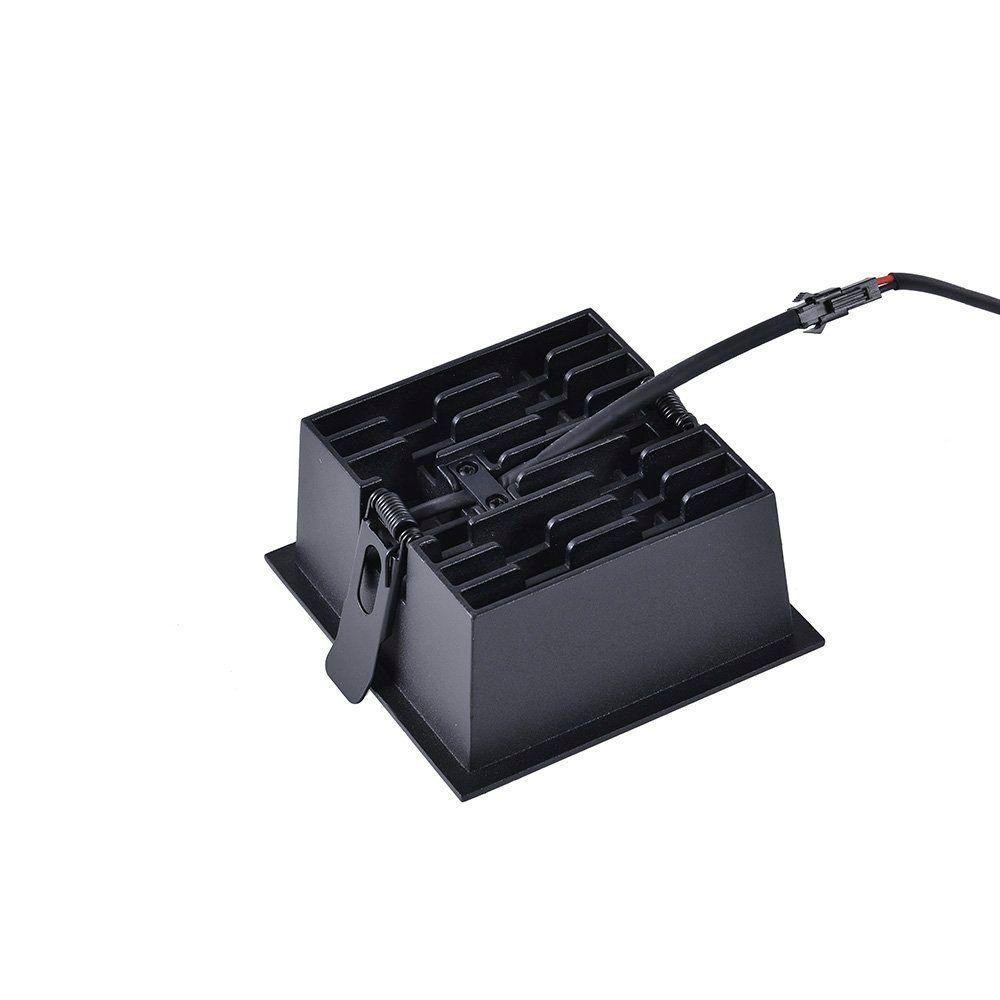 Spot De Embutir Nordecor Downlight Powerus Led Alto Irc 90 18w Bivolt Preto 4000k - 4