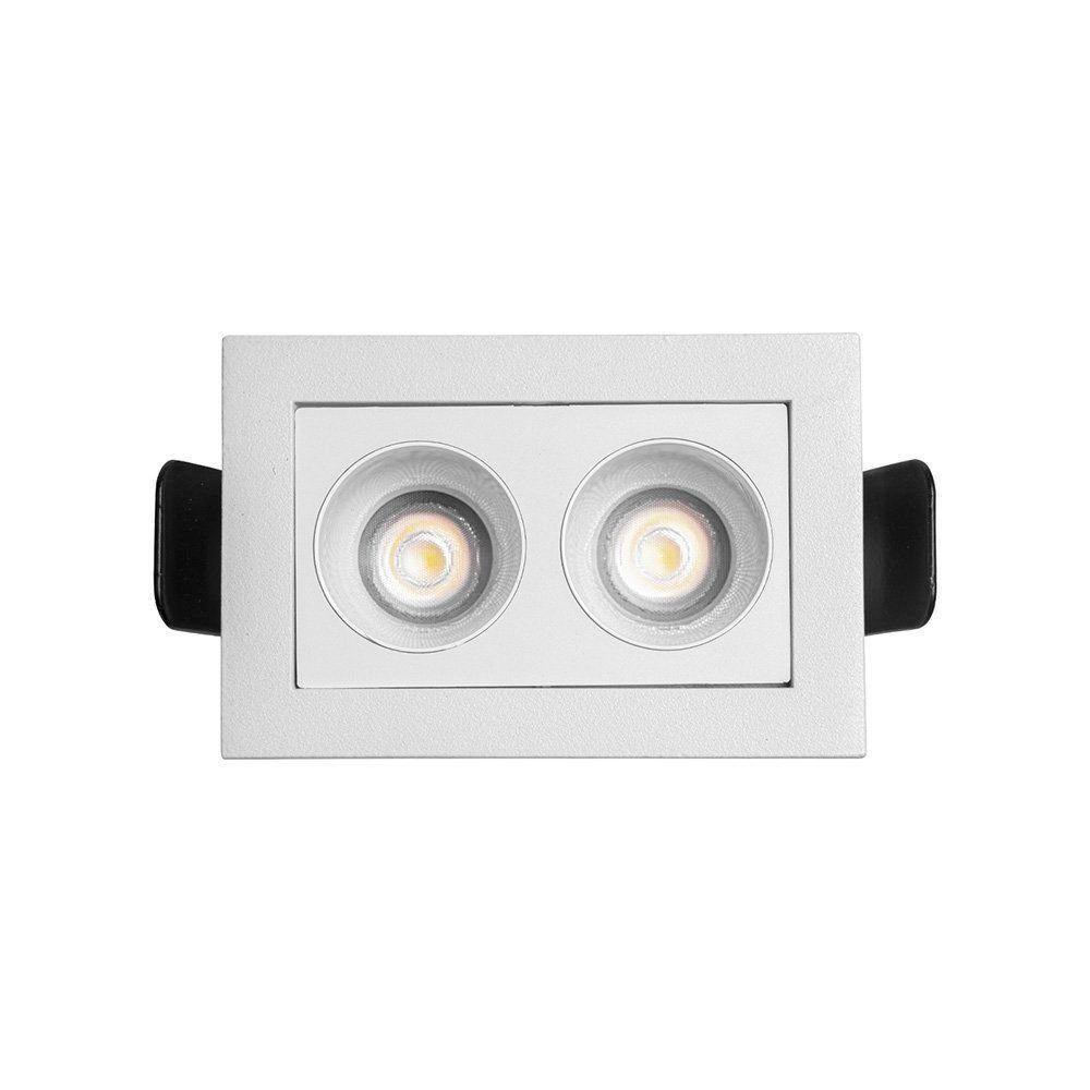 Spot De Embutir Nordecor Downlight Powerus Led Alto Irc 90 4w Bivolt Lente Branca 4000k - 3