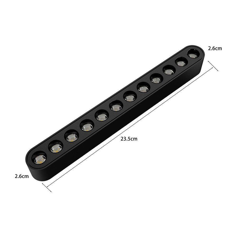 Módulo Led Pro Para Trilho Magnético Nordecor Magnetic Track Kay 6554 12W 48v 3000K Luz Amarela - 3